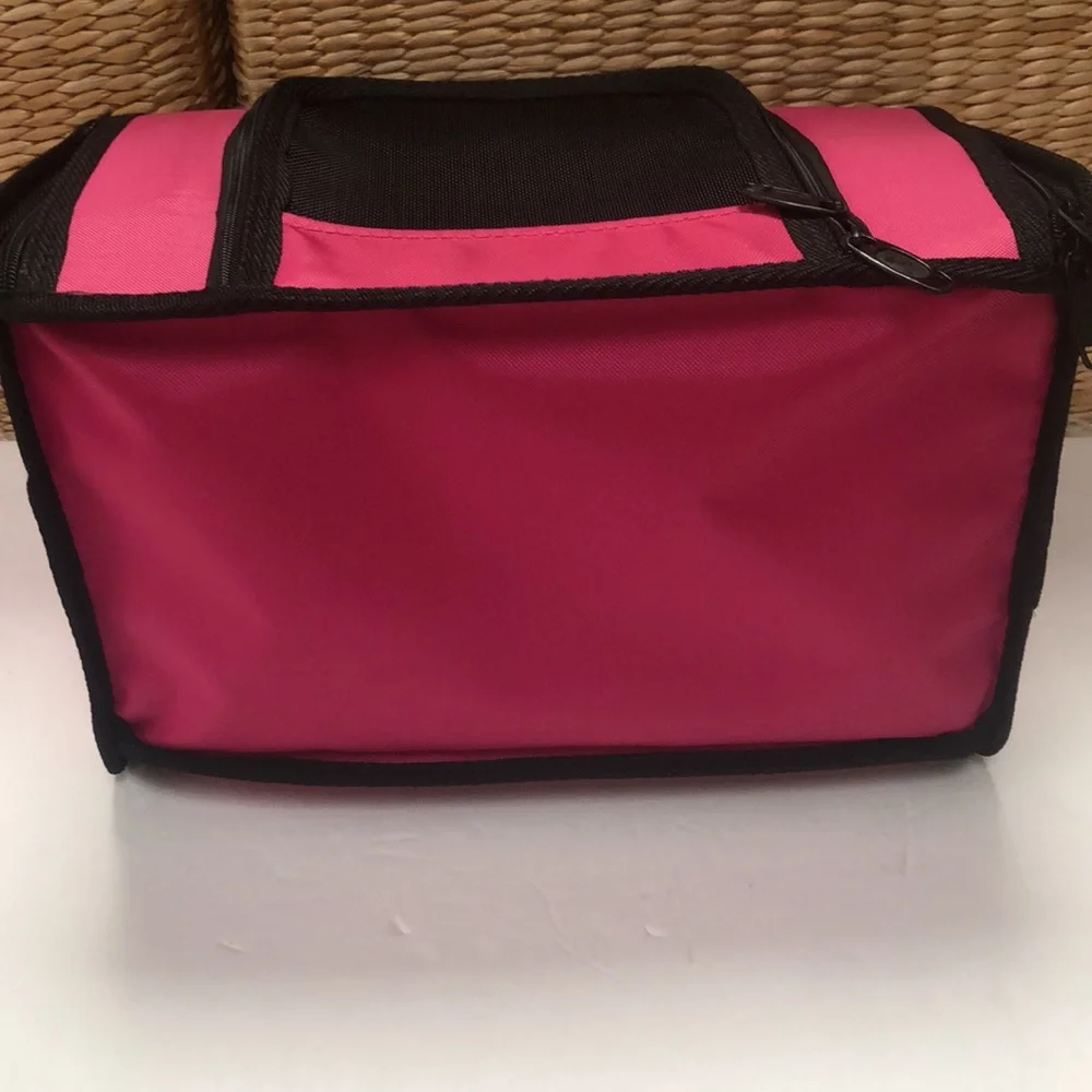 Hot Pink‎ and Black Small Dog/Cat/Pet Carrier